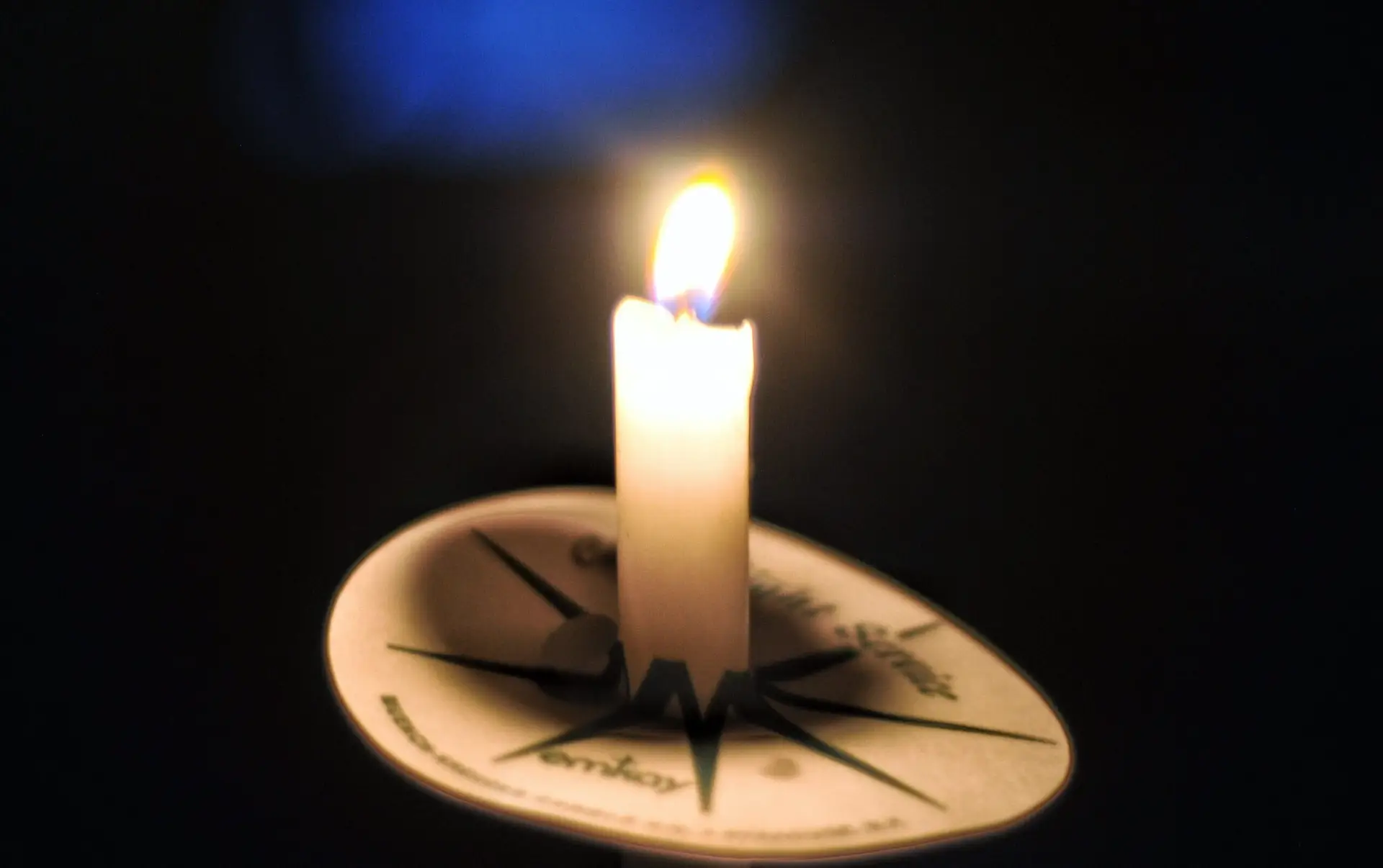 Christmas Candlelight Service candle